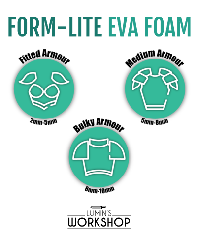 Lumin's Workshop Form-Lite EVA Foam Mini Sheets