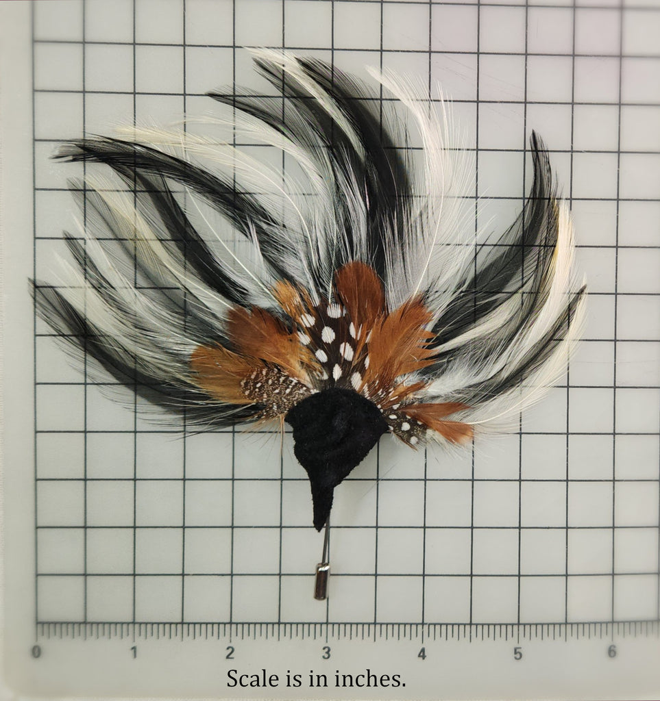 Feathered Hat Pin