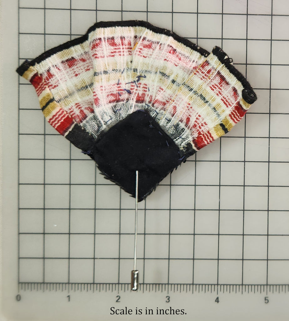 Fanned Beaded Brooch