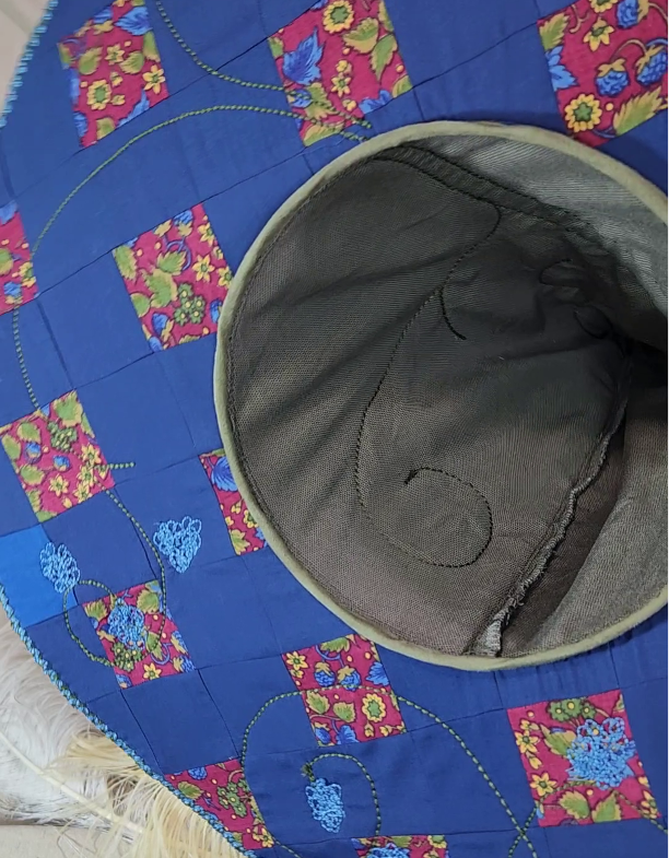 Handmade Witch Hat - Blue Raspberry #99