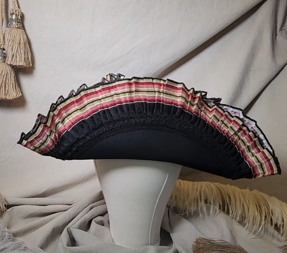 Handcrafted Pirate Hat - Black - Unisex