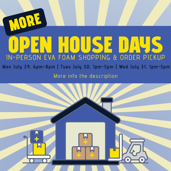 MORE OPEN HOUSE DAYS!