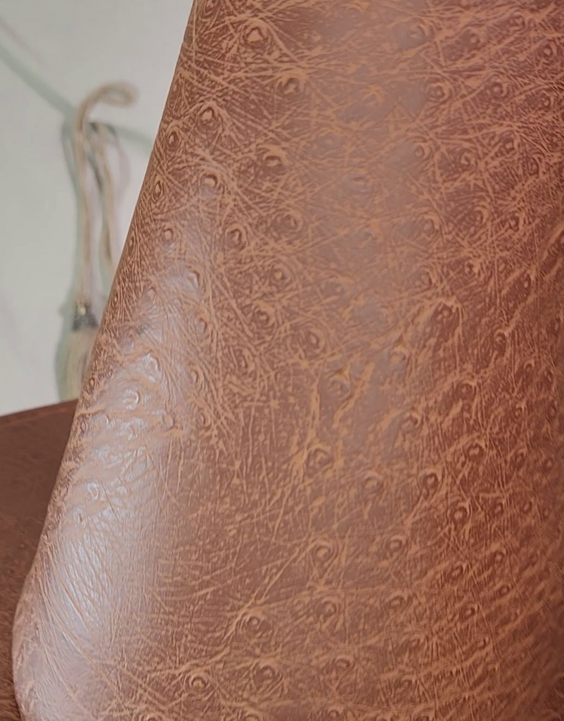 Handmade Witch Hat - Faux Brown Leather #102