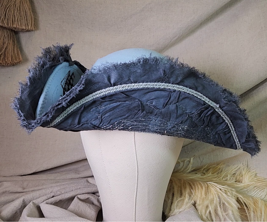 Handmade Pirate Tricorn Hat - Ghostship #43