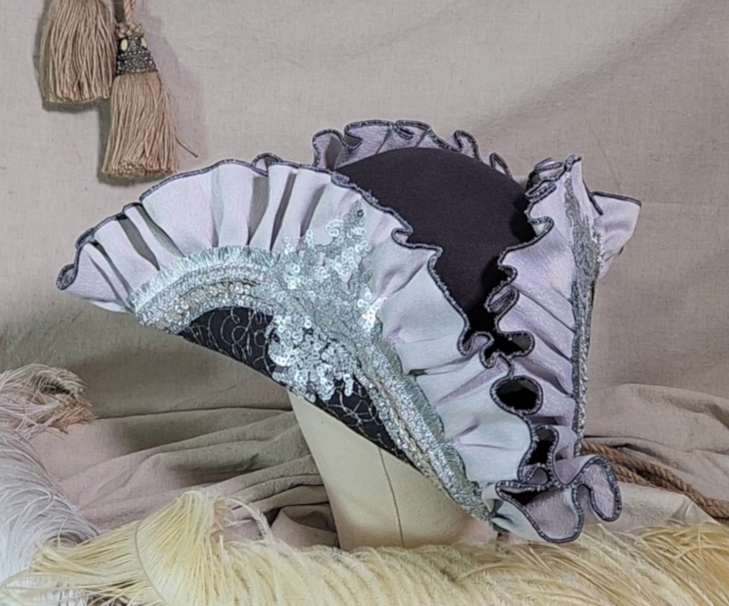 Handmade Pirate Tricorn Hat - Captain's Mist #69