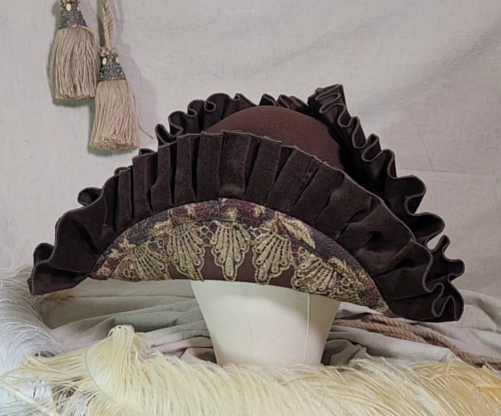 Handmade Pirate Tricorn Hat - The Trapper #87