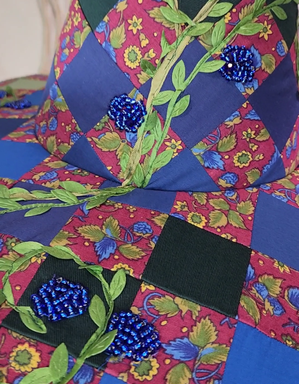 Handmade Witch Hat - Blue Raspberry #99