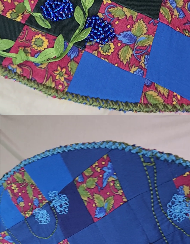 Handmade Witch Hat - Blue Raspberry #99