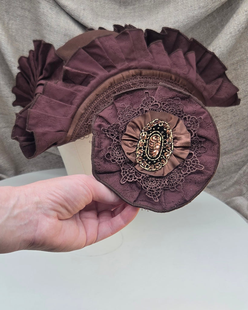 Handmade Pirate Tricorn Hat with Hat Pin - PH177