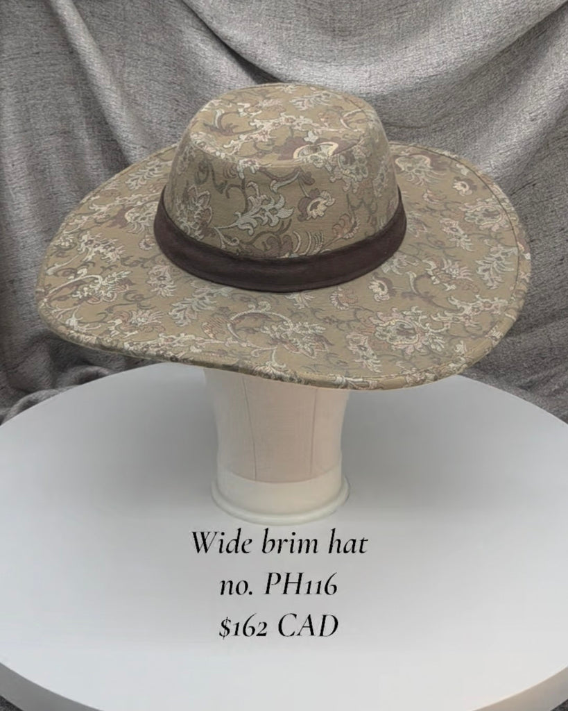 Handmade Wide Brim Hat - PH116