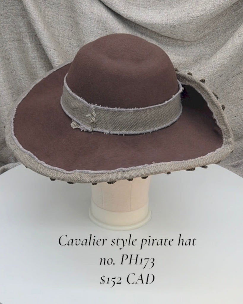 Handmade Pirate Cavalier Hat - PH173