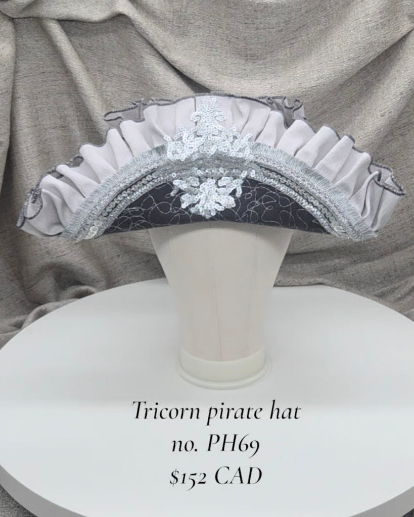 Handmade Pirate Tricorn Hat - PH69