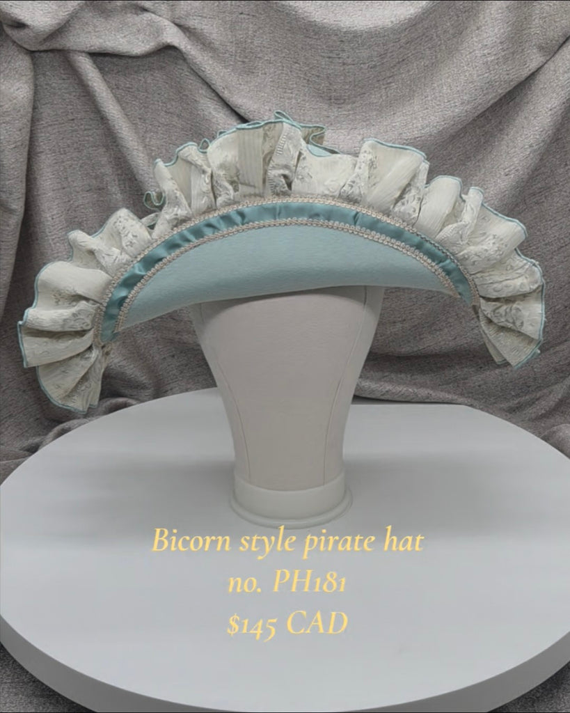 Handmade Pirate Bicorn Hat - PH181
