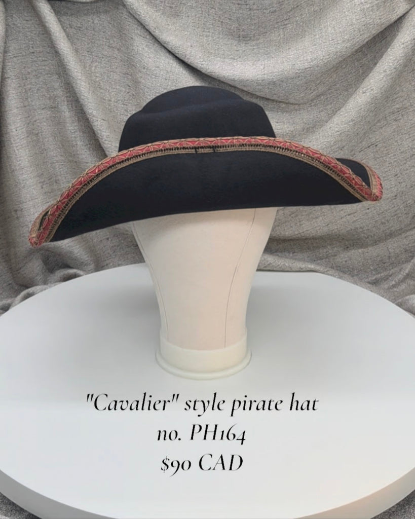 Handmade Pirate Cavalier Hat - PH164