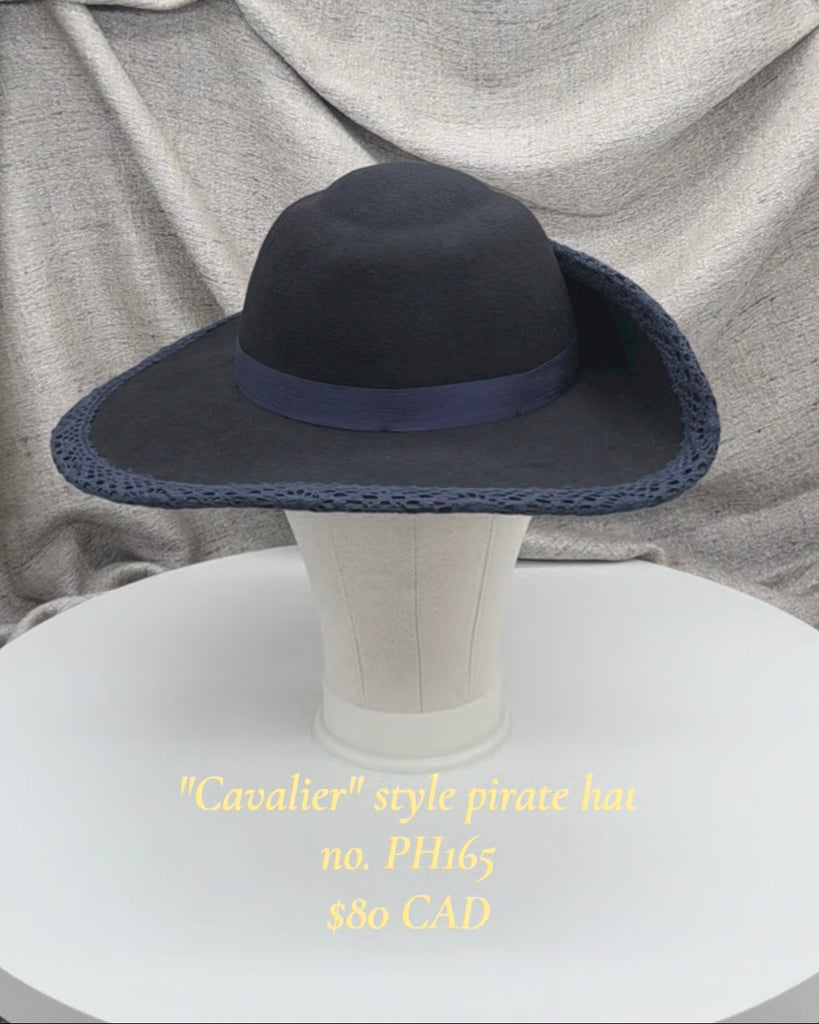 Handmade Pirate Cavalier Hat - PH165