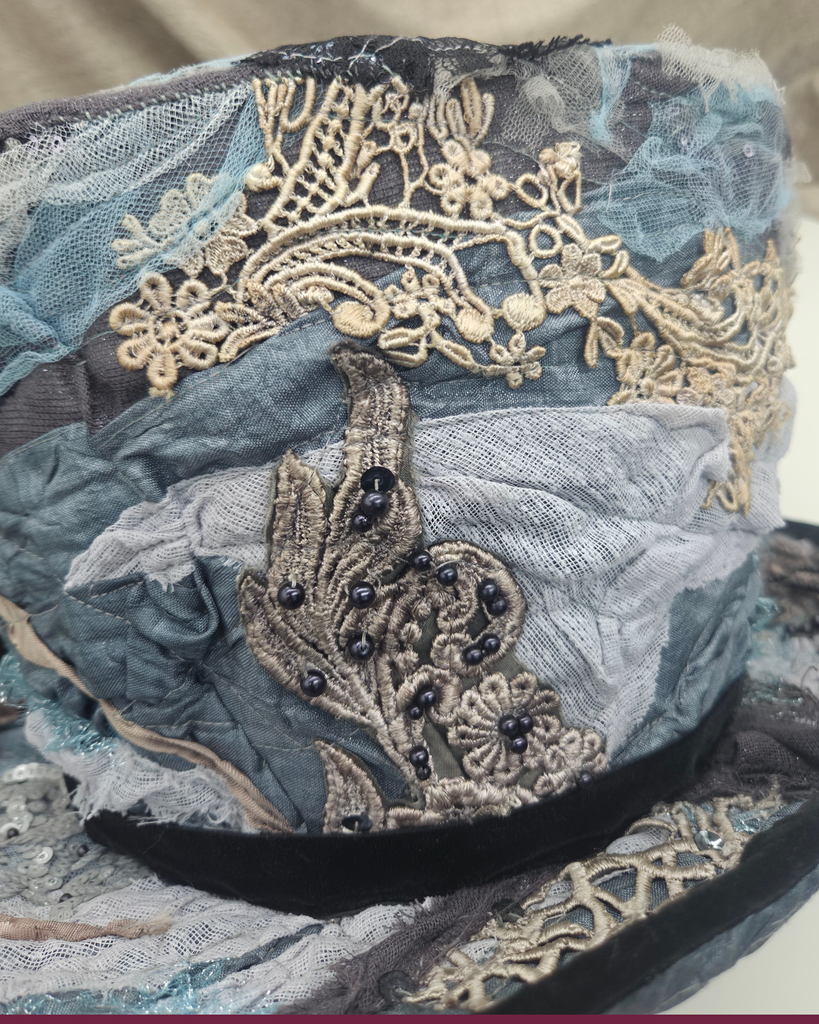 Handmade Top Hat - Stormy Night
