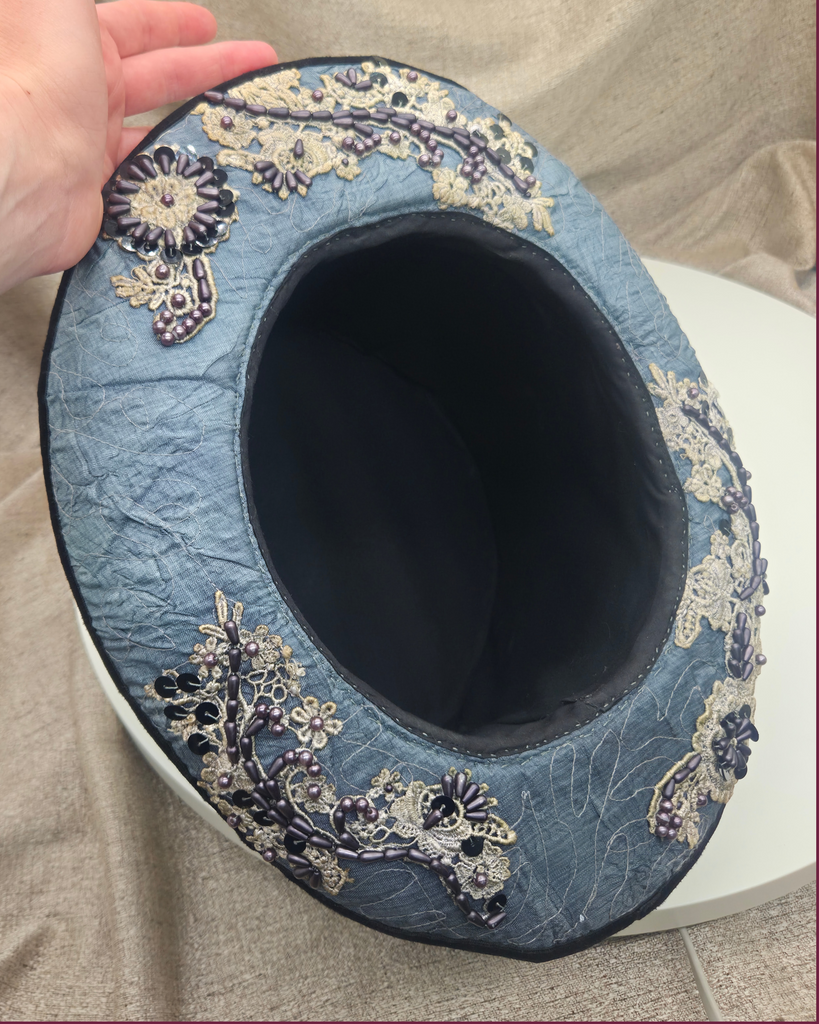 Handmade Top Hat - Stormy Night