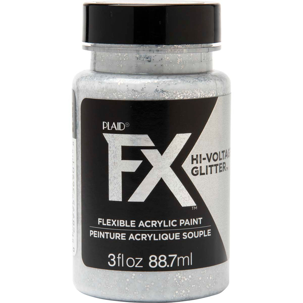 PlaidFX Hi-Voltage Glitter Flexible Acrylic Paint